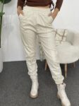 Women PU Leather Pants WO#5050