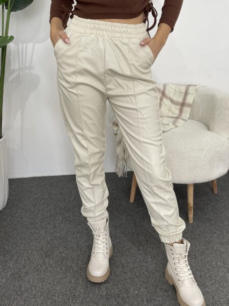 Women PU Leather Pants WO#5050