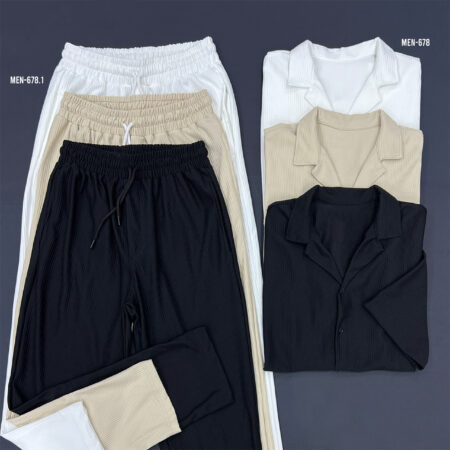 Solid Drawstring Waist Sweatpants Men-678.1