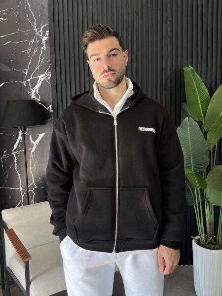 Men Hooded Zip-Up Jacket Men-668