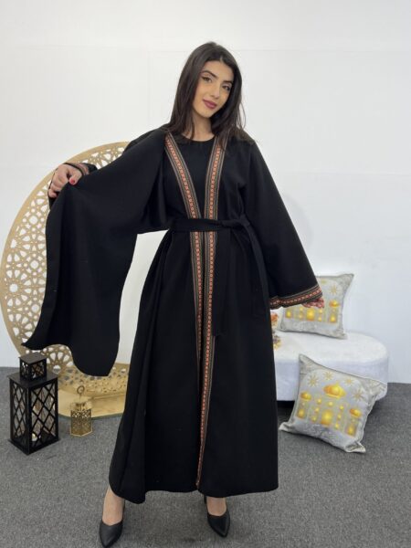 Women Abaya with Scarf Attached WO-1100
