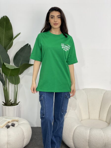 Women's Slogan Graphic Tee WO-1198