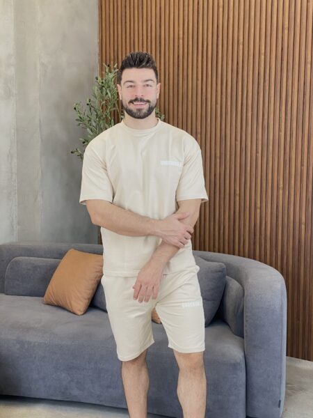 Boxy tee & short co-ord Men-745