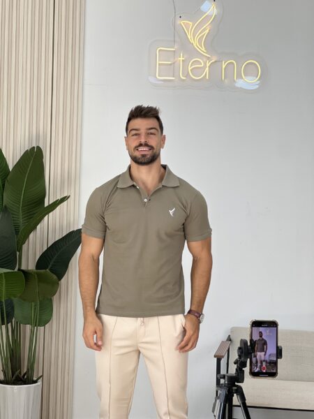 Men Contrast Short Sleeve shirt Men-730