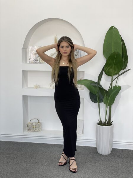 Knitted Solid Bodycon Dress WO-1237