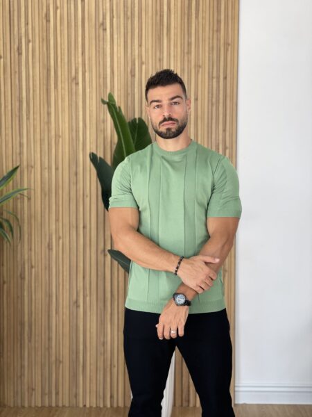 Casual Round Neck Short Sleeve T-Shirt Men#1802