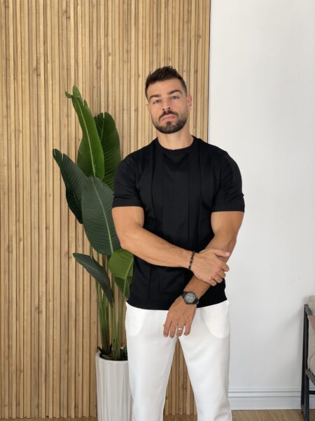 Casual Round Neck Short Sleeve T-Shirt Men#2091