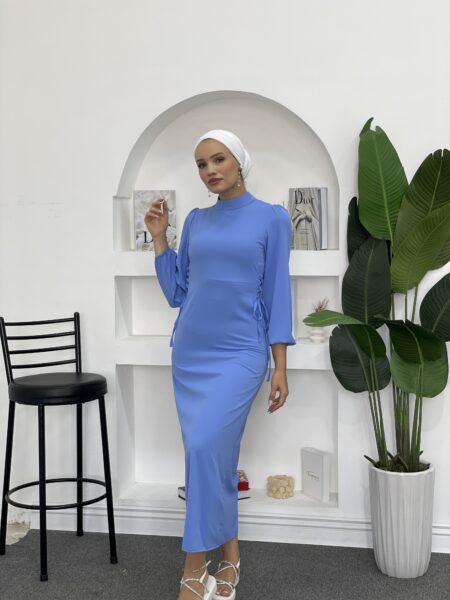 Elegant Long-Sleeve Maxi Dress WO-1332