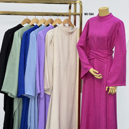 Elegant wrap dress WO-1344