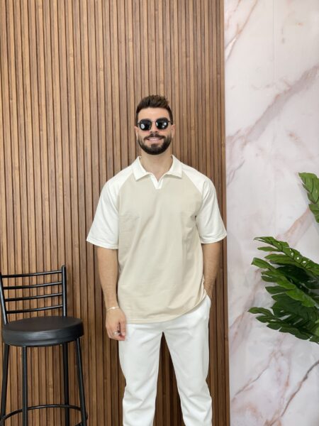 Asymmetric Color T-Shirt MENT180