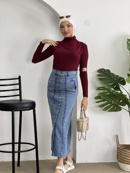 Midi Tiered Skirts WOSK489