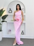 One-shoulder Satin Whisper WOD504