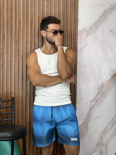 Drawstring Waist Swim Shorts MSH-311