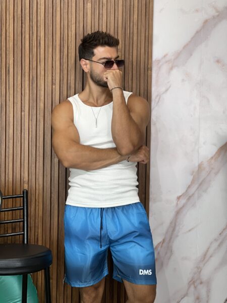 Drawstring Waist Swim Shorts MSH-311