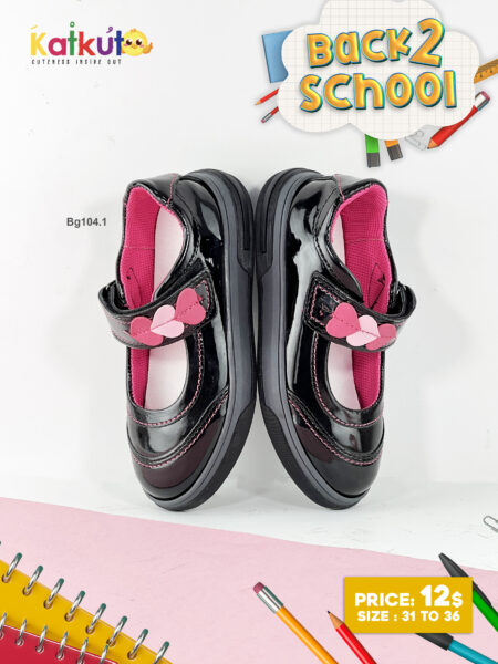 Back to school leather mary jane shoes BG104.1