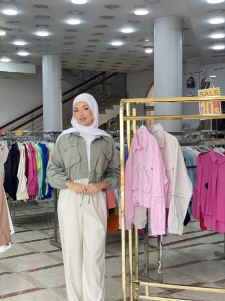 Cropped jeans Jacket WOJ617