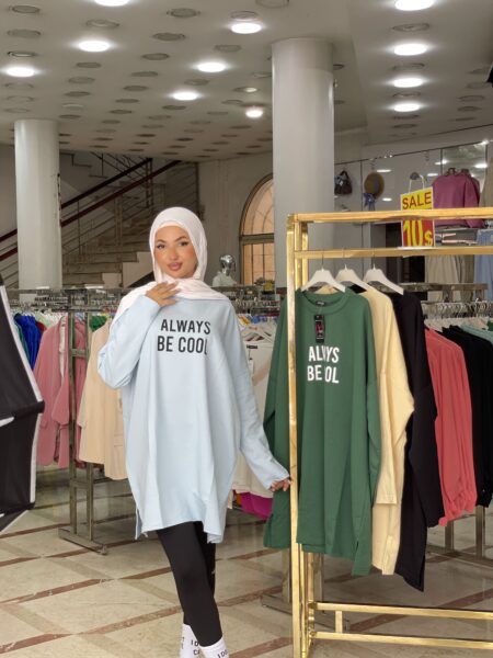 Long Sleeve Oversize Top WOB598