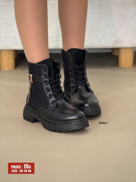 Sculpted Buckle Boots W906.1