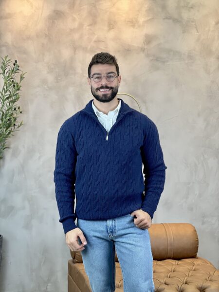 Solid Color Knitted Sweater MENT250