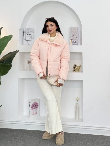 Cropped Hip-Length Puffer Jacket WOJ710