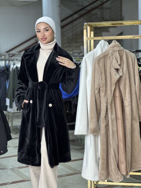 Long Sleeve Longline Coat WOJ155