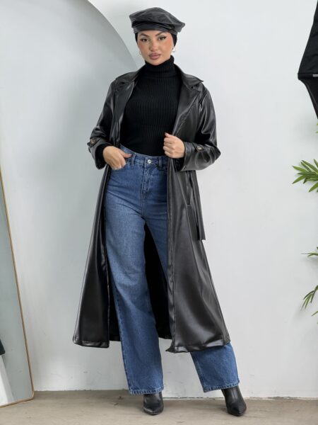 Noir Luxe Trench WOJ820