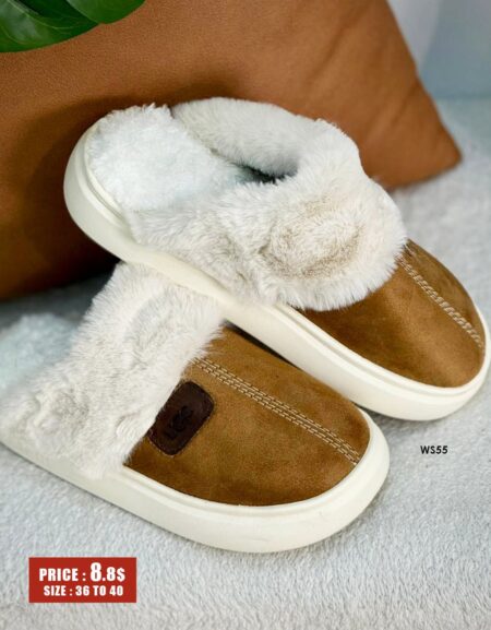 Fur Soft-Step Slippers WS55