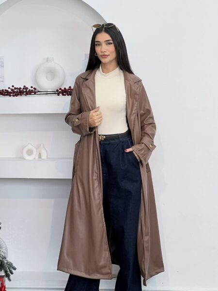 Noir Luxe Trench WOJ820