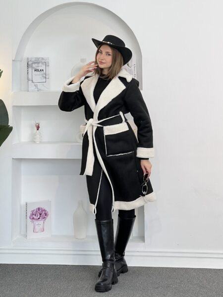 Soft Collar Belted Jacket WOJ853
