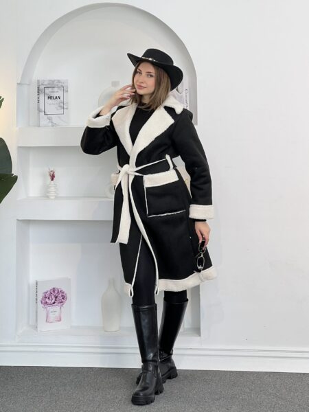 Soft Collar Belted Jacket WOJ853
