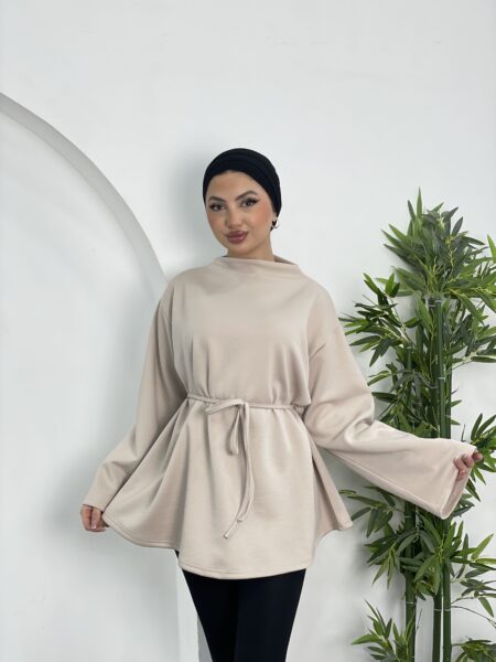 Minimal Chic Belted Tunic WOT861