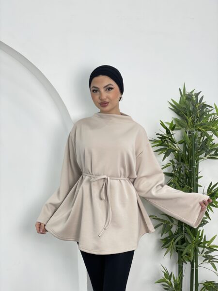 Minimal Chic Belted Tunic WOT861