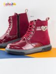 kids heart buckle boots G201.2