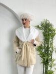 Soft Fur Trim Jacket WOJ894