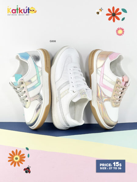 Metallic touch sport shoes G806