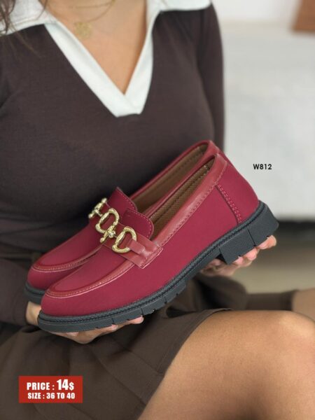 Loafers with Metal Detail W812