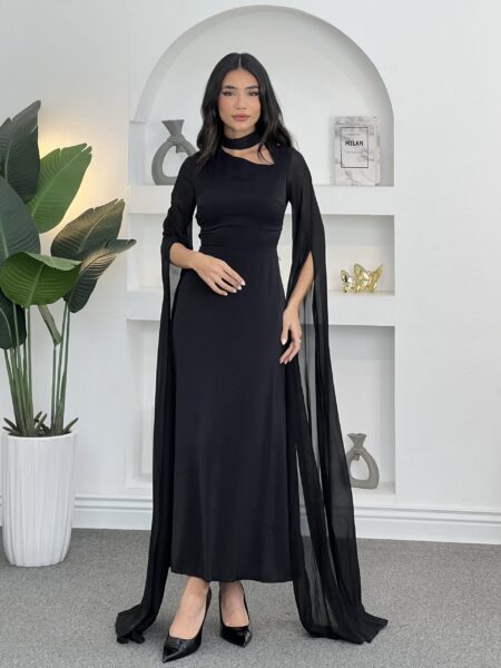 Layali Shawl Gown WOD426