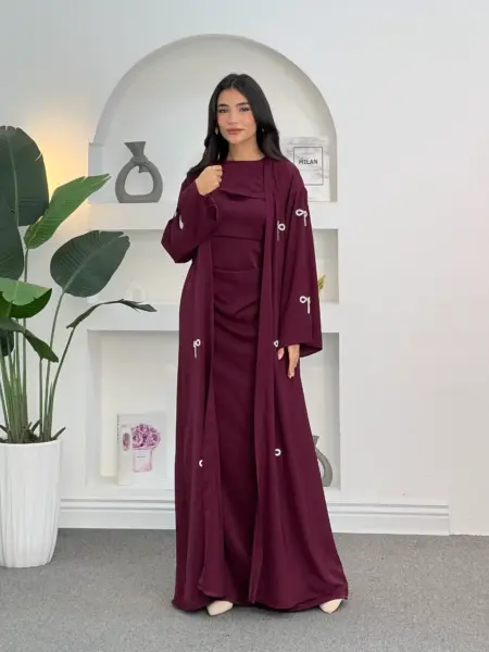 Serena two-piece abaya set  WOA946