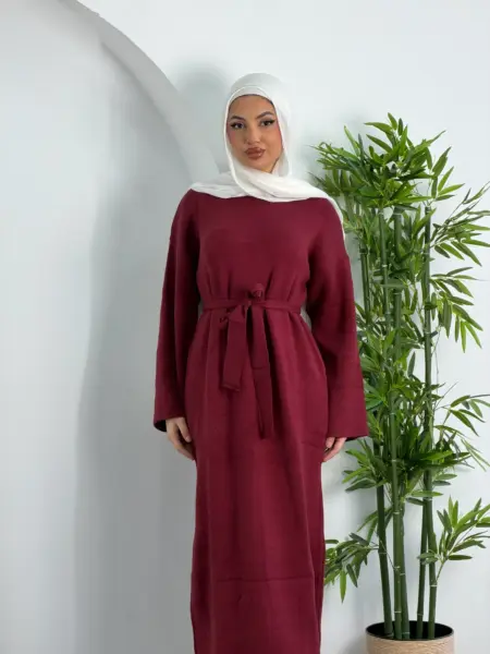 Knit Midi Dress WOD927