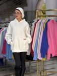 Solid Zip Hoodie Jacket WO-1414