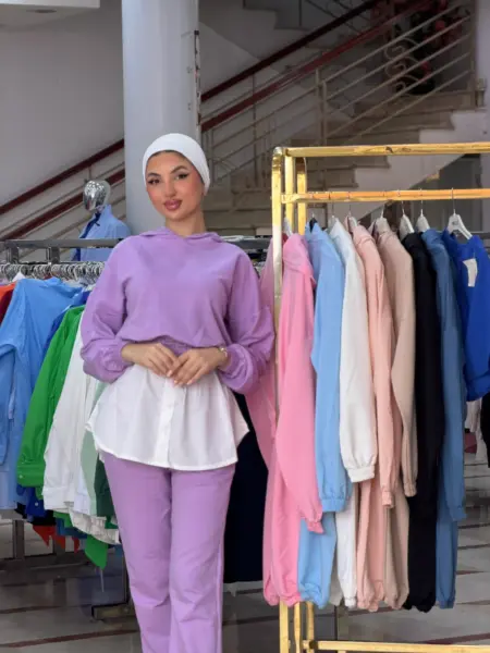 oversize hoodie and jogger set WO-1376