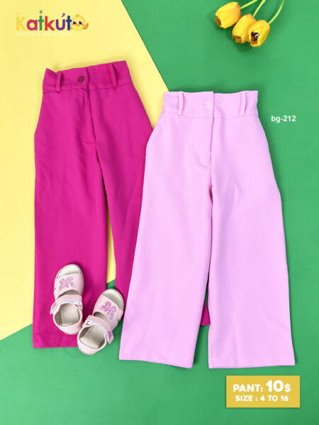 Oliver wide-leg tailored pant BG-212