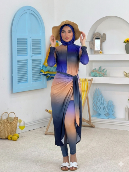 4-Piece WaveAura Burkini WB-26110