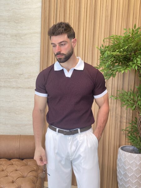 Vintage knit polo MENT342