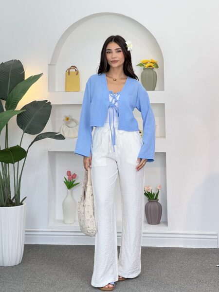 Soft Wrap Elegance Top WOC477