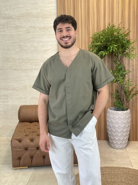 Horizon linen shirt MENC350