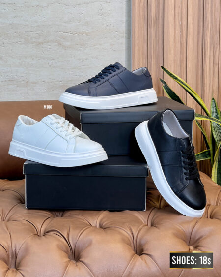 Classic chunky sole sneakers M100