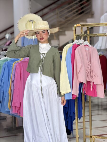 Soft Wrap Elegance Top WOC477