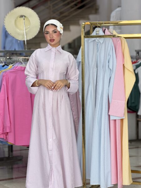 Poplin Shirt Dress WOD986