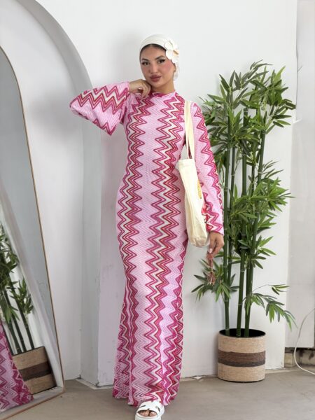 Rainbow Ripple Dress WOD1026